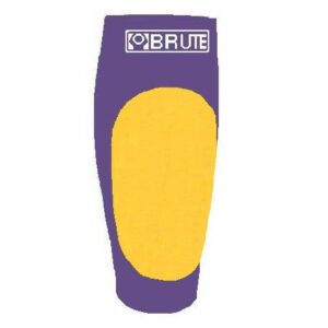 Brute 2-Tone Lycra Knee Pad in Purple & Gold